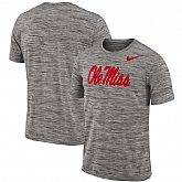 Nike Ole Miss Rebels Charcoal 2018 Player Travel Legend Performance T-Shirt,baseball caps,new era cap wholesale,wholesale hats